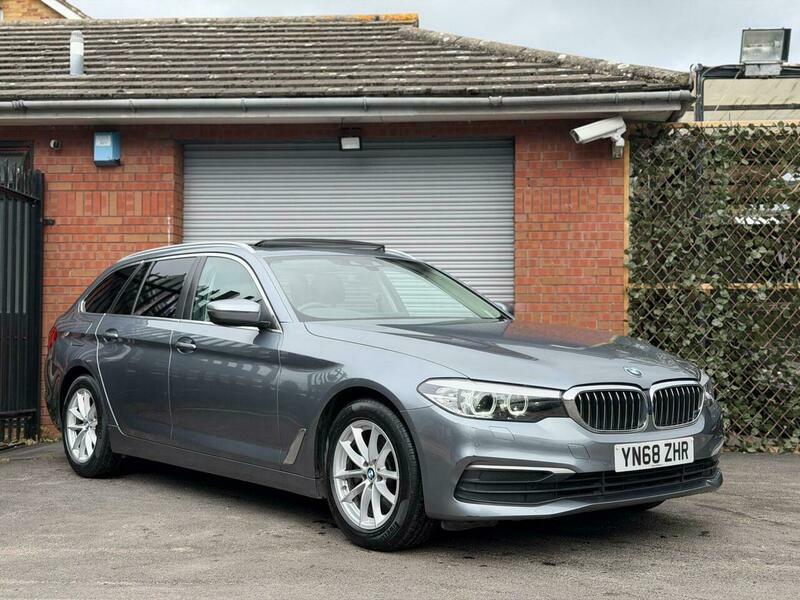 BMW 5 Series 2.0 520D Se Touring Blue #2
