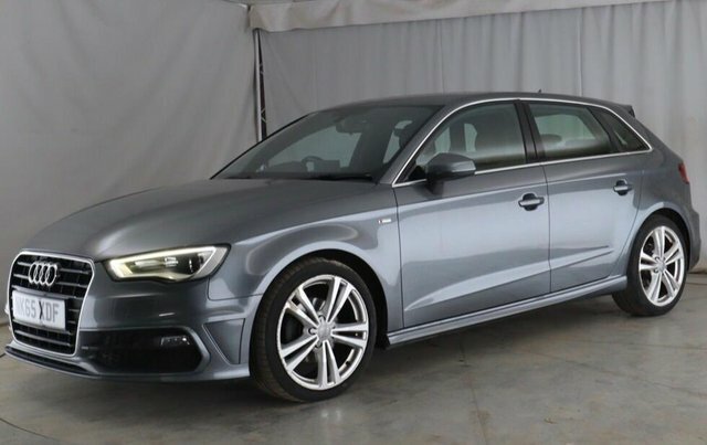 Audi A3 1.6 Tdi S Line Sportback Euro 6 S S NK65XDF Grey #2