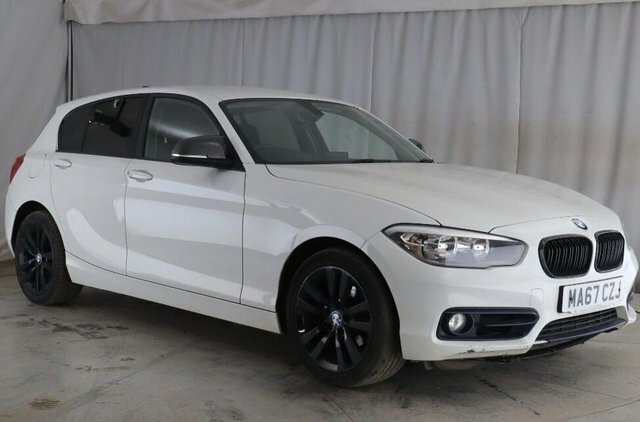BMW 1 Series Hatchback White #1