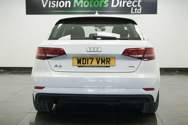 Audi A3 1.6 Tdi Se Technik Sportback Euro 6 S S WD17VMR White #2