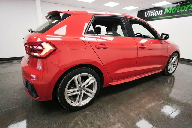Audi A1 1.0 Tfsi 30 S Line Sportback Euro 6 S S CU19UNJ Red #3
