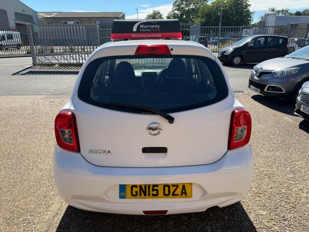 Nissan Micra 1.2 Visia Euro 5 White #5