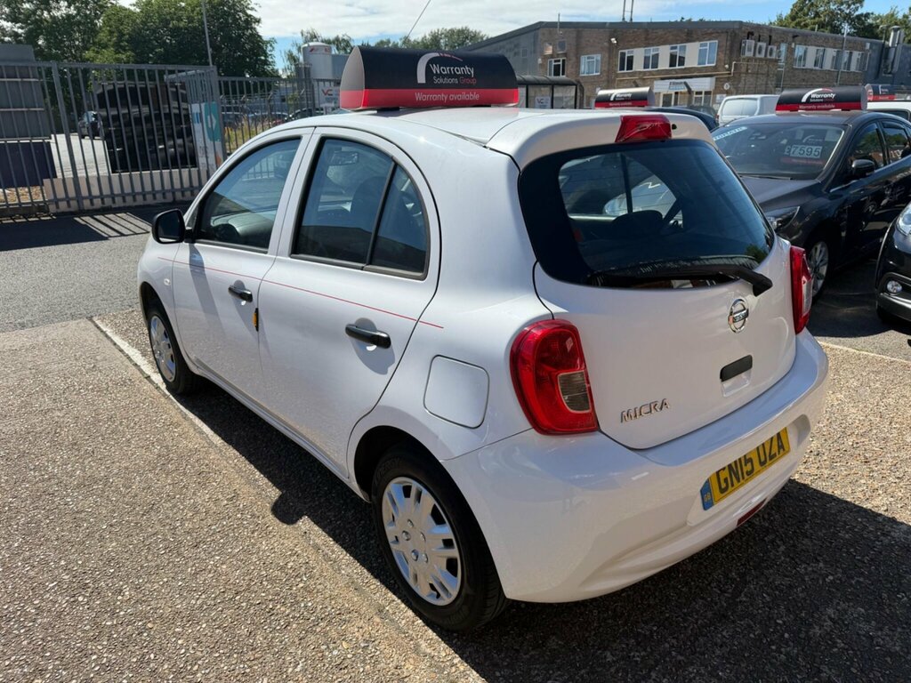 Nissan Micra 1.2 Visia Euro 5 White #4