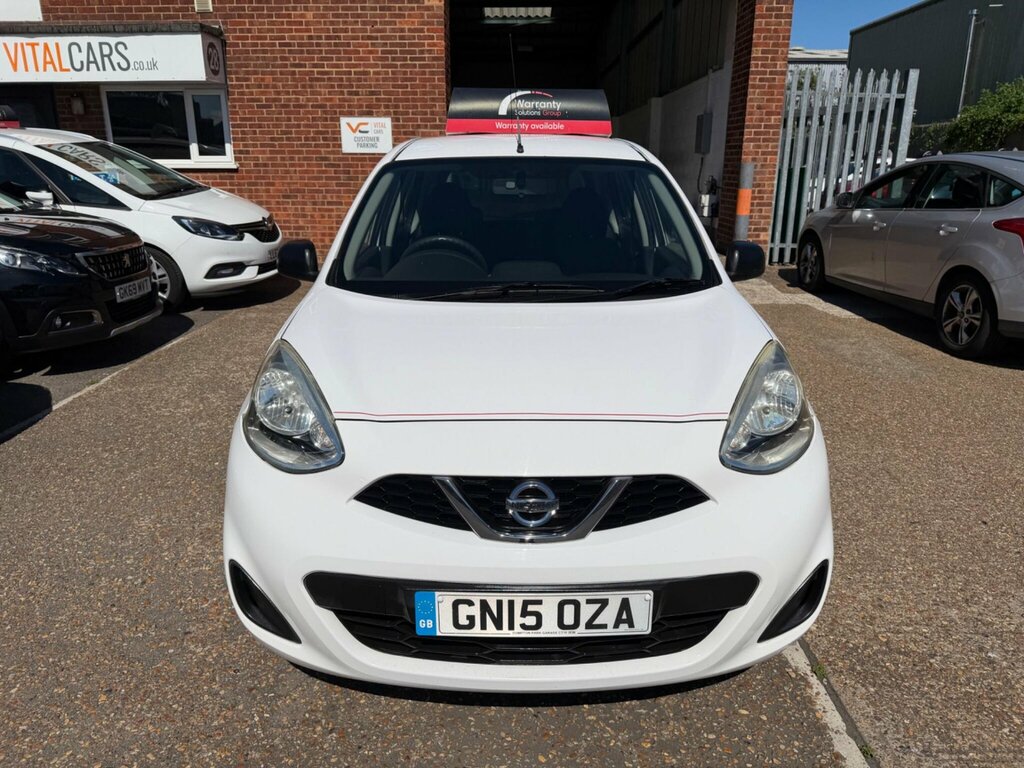 Nissan Micra 1.2 Visia Euro 5 White #2