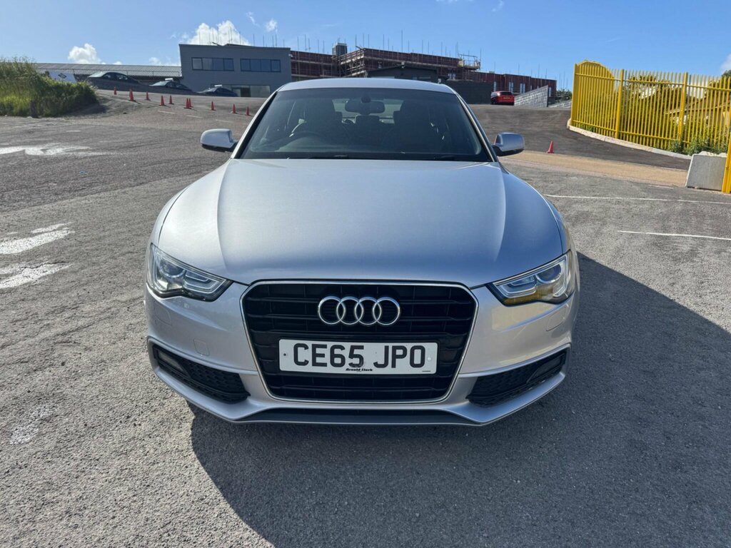 Audi A5 2.0 Tdi S Line Sportback Euro 6 Ss CE65JPO Silver #3