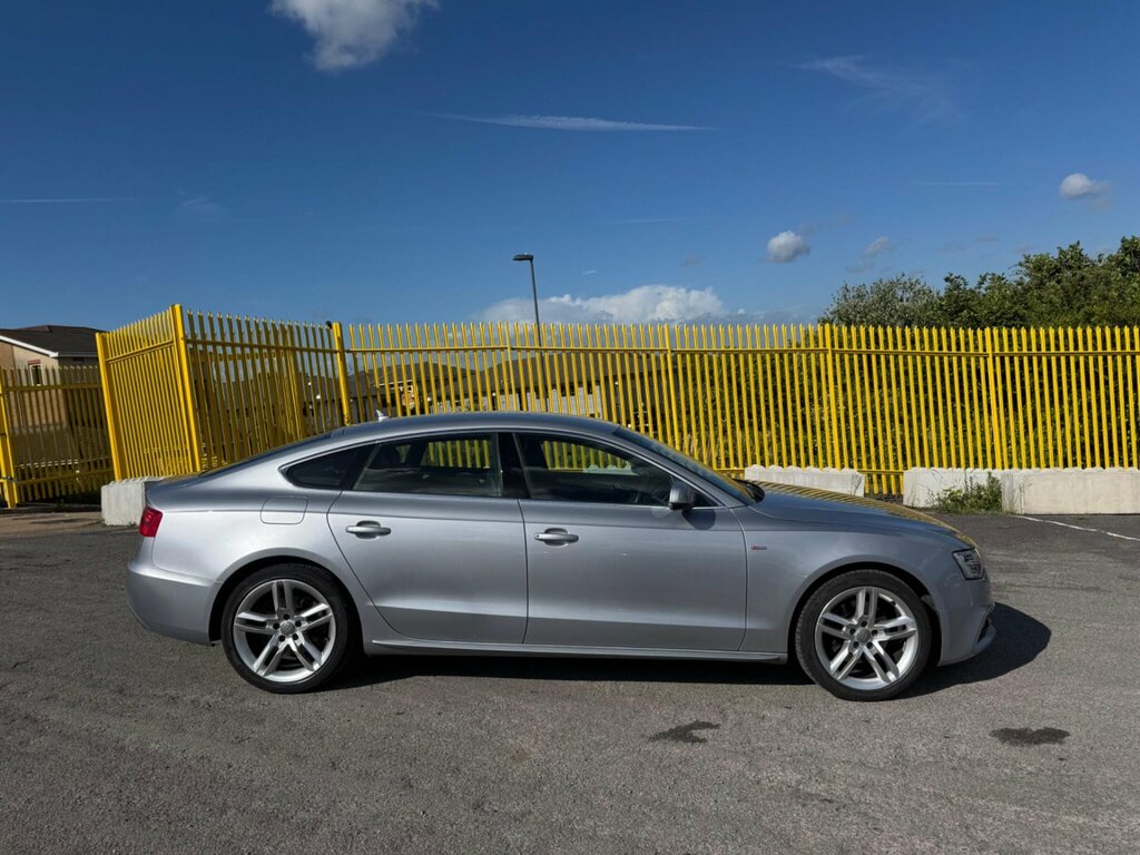 Audi A5 2.0 Tdi S Line Sportback Euro 6 Ss CE65JPO Silver #5