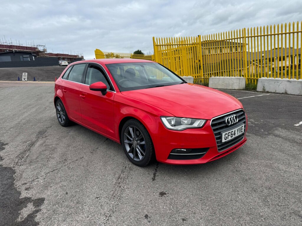 Audi A3 2.0 Tdi Sport Sportback Euro 6 Ss GF64YVE Red #4