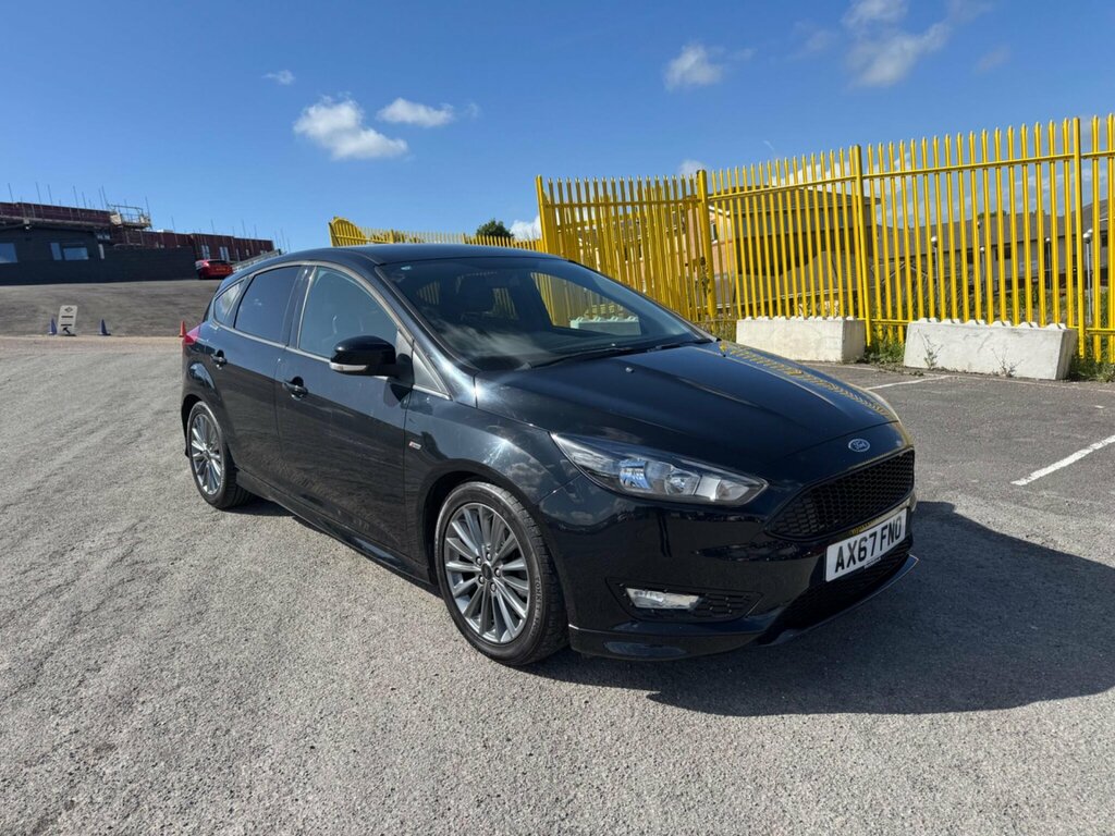 Ford Focus 1.0T Ecoboost St-line Euro 6 Ss AX67FNO Black #4