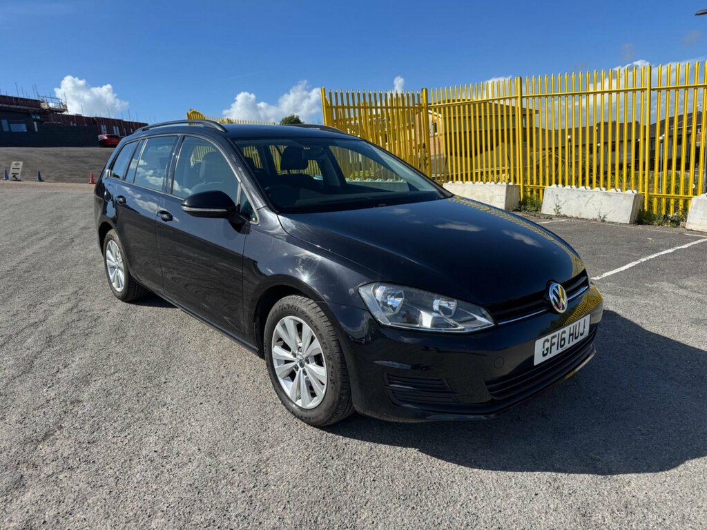 Volkswagen Golf 1.6 Tdi Bluemotion Tech S Euro 6 Ss GF16HUJ Black #4
