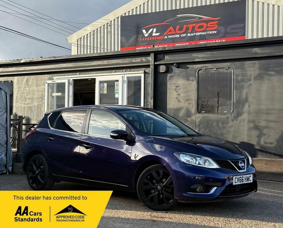 Nissan Pulsar Hatchback 1.2 Dig-t Tekna Euro 6 Ss 20166 Blue