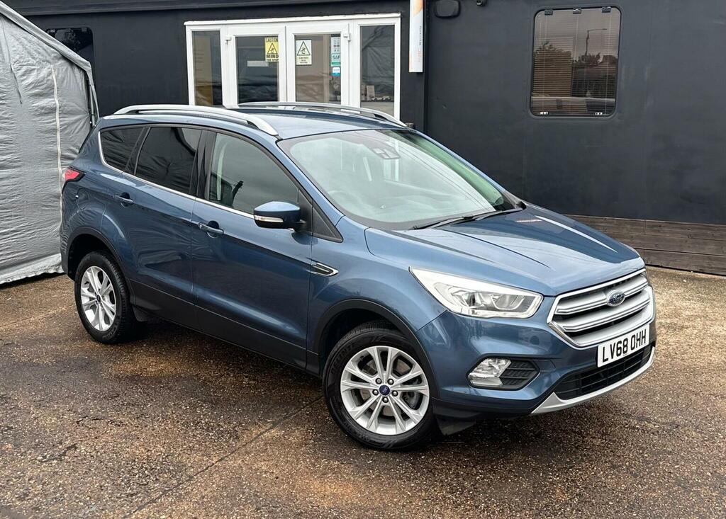 Ford Kuga Suv 2.0 Tdci Titanium Powershift Euro 6 2018 LV68OHH Blue #2