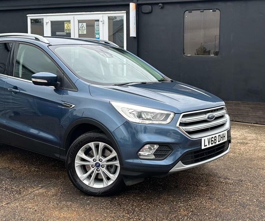 Ford Kuga Suv 2.0 Tdci Titanium Powershift Euro 6 2018 LV68OHH Blue #4