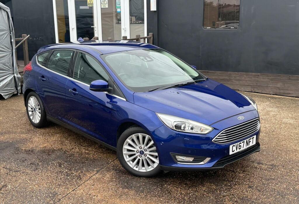 Ford Focus Hatchback 1.5T Ecoboost Titanium X Euro 6 Ss CV67NFT Blue #2