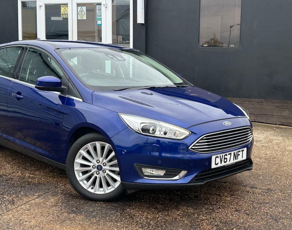 Ford Focus Hatchback 1.5T Ecoboost Titanium X Euro 6 Ss CV67NFT Blue #4