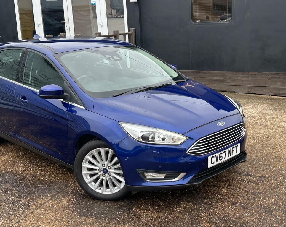Ford Focus Hatchback 1.5T Ecoboost Titanium X Euro 6 Ss CV67NFT Blue #3
