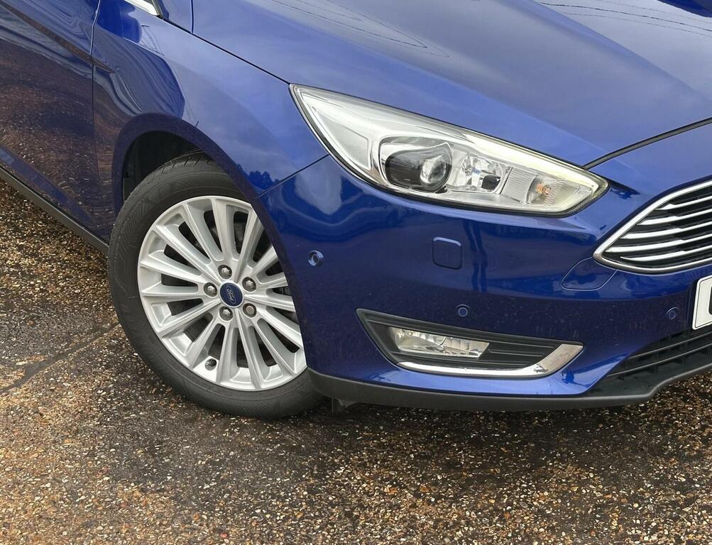 Ford Focus Hatchback 1.5T Ecoboost Titanium X Euro 6 Ss CV67NFT Blue #6