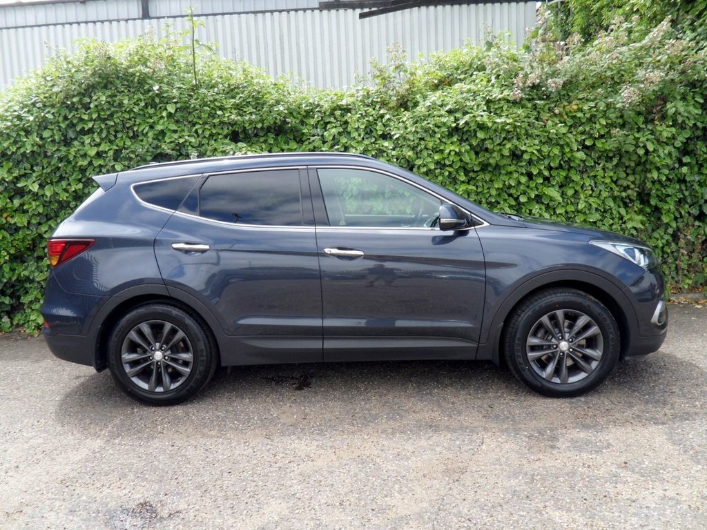 Hyundai Santa Fe 2.2 Crdi Blue Drive Premium Suv ST67DDN Blue #4