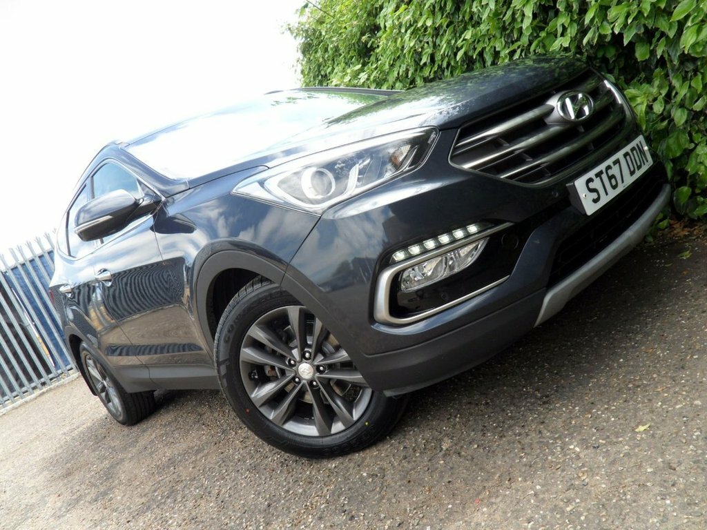 Hyundai Santa Fe 2.2 Crdi Blue Drive Premium Suv Blue