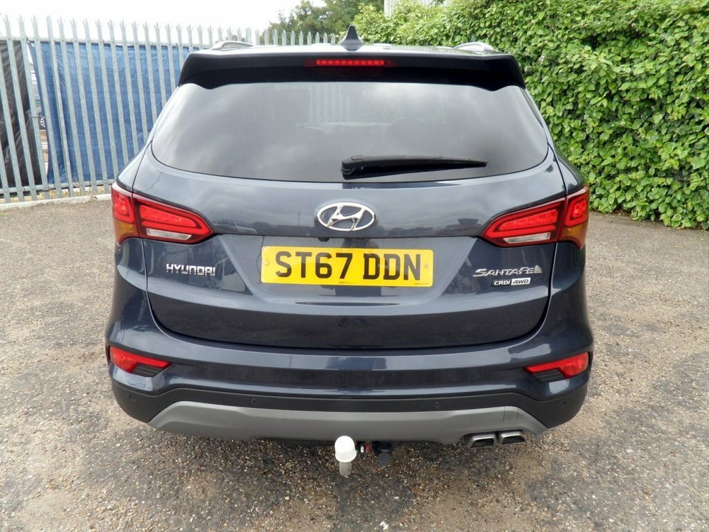Hyundai Santa Fe 2.2 Crdi Blue Drive Premium Suv ST67DDN Blue #3