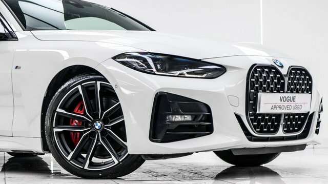 BMW 4 Series Gran Coupe 2.0 420D Mht M Sport Coupe Hybrid White #2