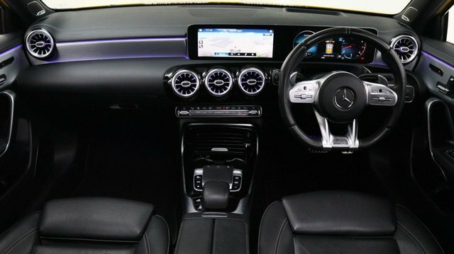 Mercedes-Benz A Class 2.0 A35 Amg Premium Plus Hatchback Sp DA19XKD Yellow #2