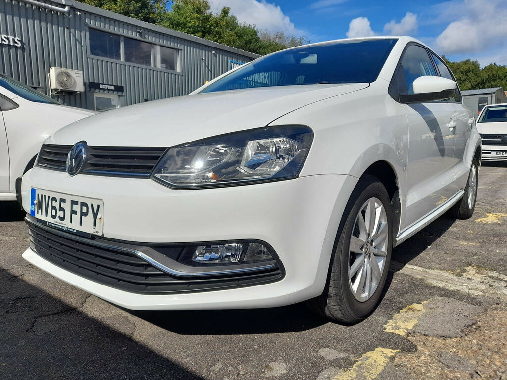 Volkswagen Polo 1.2 Tsi Bluemotion Tech Se Euro 6 Ss MV65FPY White #5