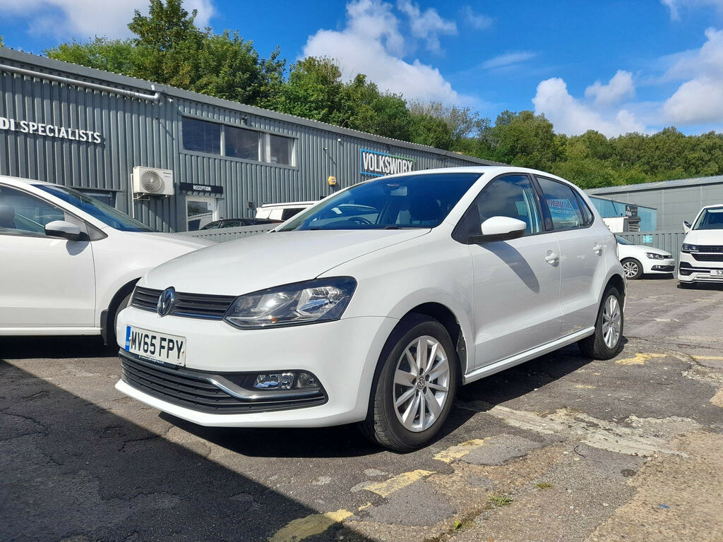 Volkswagen Polo 1.2 Tsi Bluemotion Tech Se Euro 6 Ss MV65FPY White #4