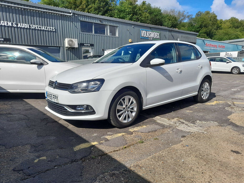 Volkswagen Polo 1.2 Tsi Bluemotion Tech Se Euro 6 Ss MV65FPY White #3