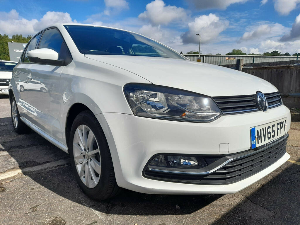 Volkswagen Polo 1.2 Tsi Bluemotion Tech Se Euro 6 Ss MV65FPY White #6