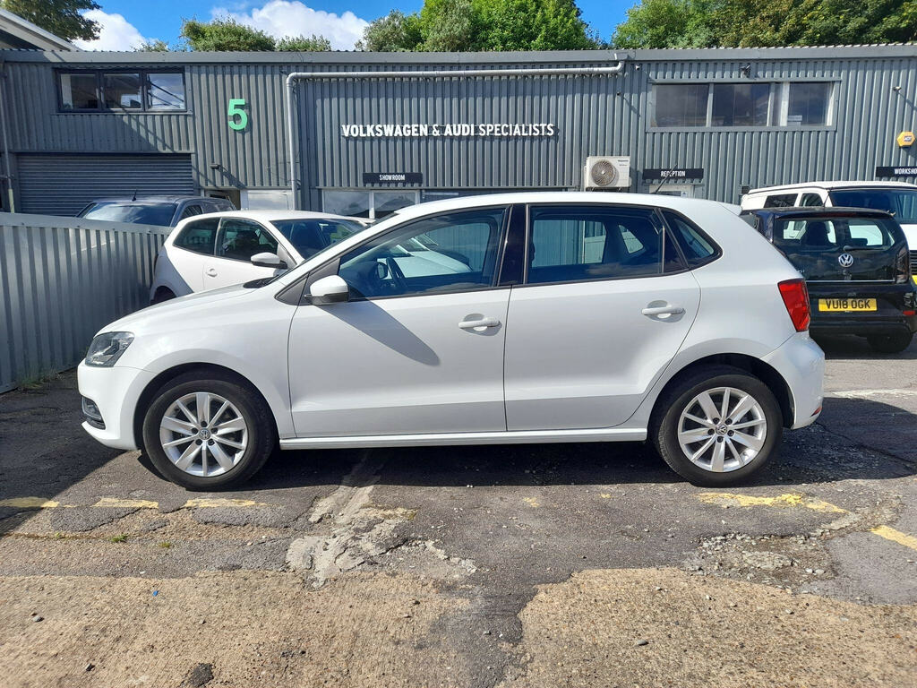 Volkswagen Polo 1.2 Tsi Bluemotion Tech Se Euro 6 Ss MV65FPY White #2