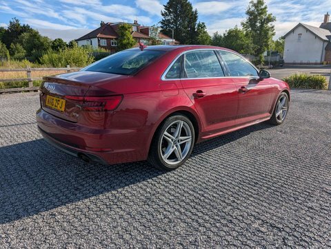 Audi A4 2.0 A4 S WV16ZFJ Red #4