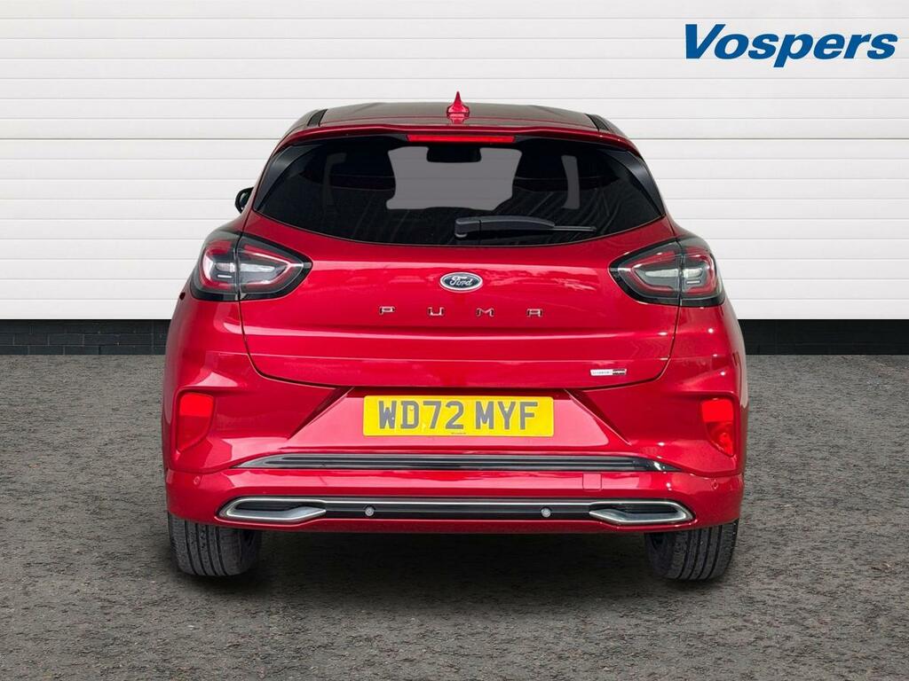 Ford Puma 1.0 Ecoboost Hybr Mhev 155 St-line Vignale Dct WD72MYF Red #6