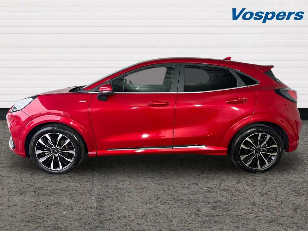 Ford Puma 1.0 Ecoboost Hybr Mhev 155 St-line Vignale Dct WD72MYF Red #4