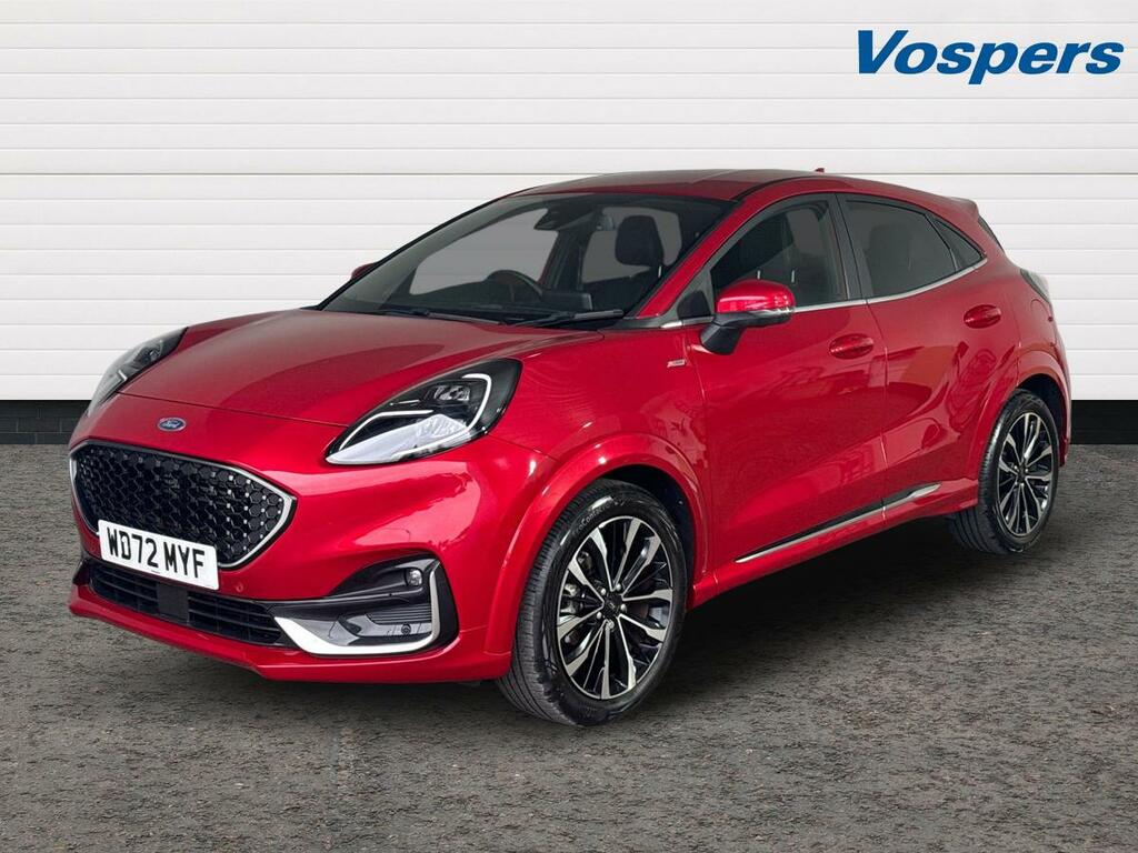 Ford Puma 1.0 Ecoboost Hybr Mhev 155 St-line Vignale Dct WD72MYF Red #3