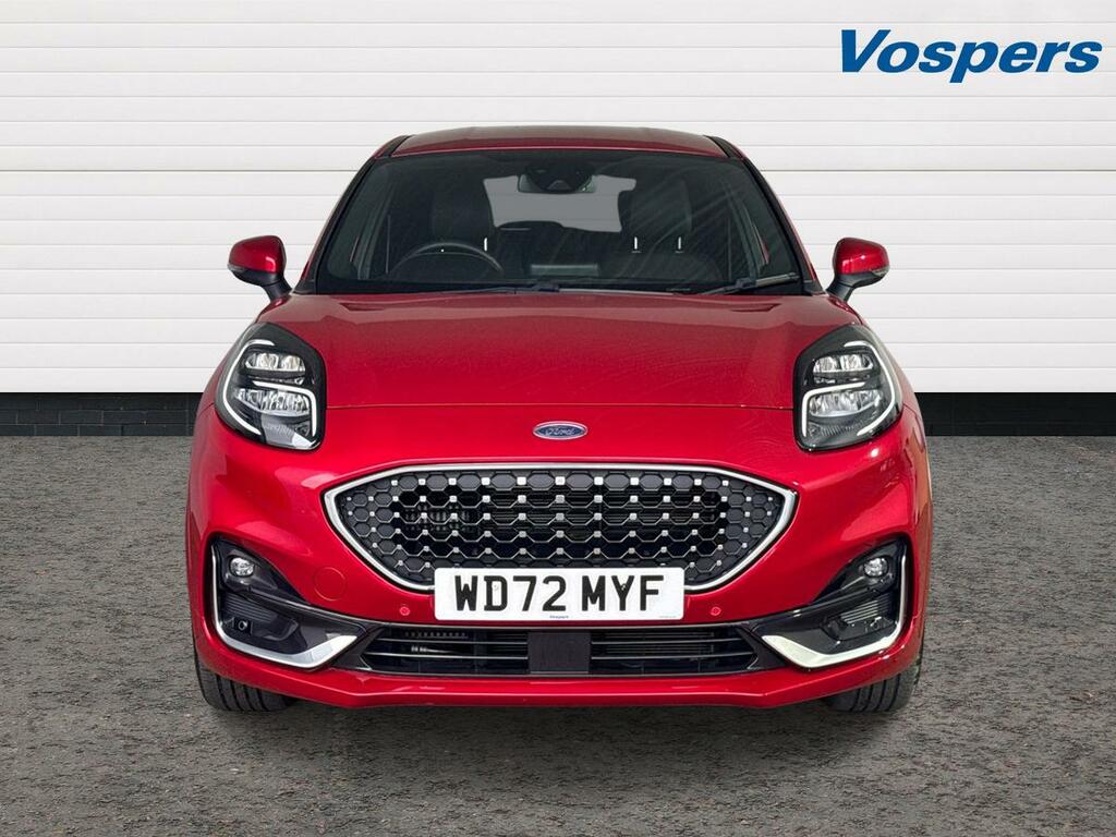 Ford Puma 1.0 Ecoboost Hybr Mhev 155 St-line Vignale Dct WD72MYF Red #2