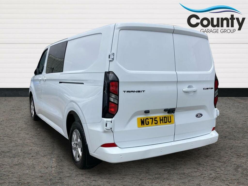 Ford Transit Custom 2.0 Ecoblue 136Ps H1 Double Cab Van Limited WG75HDU White #2