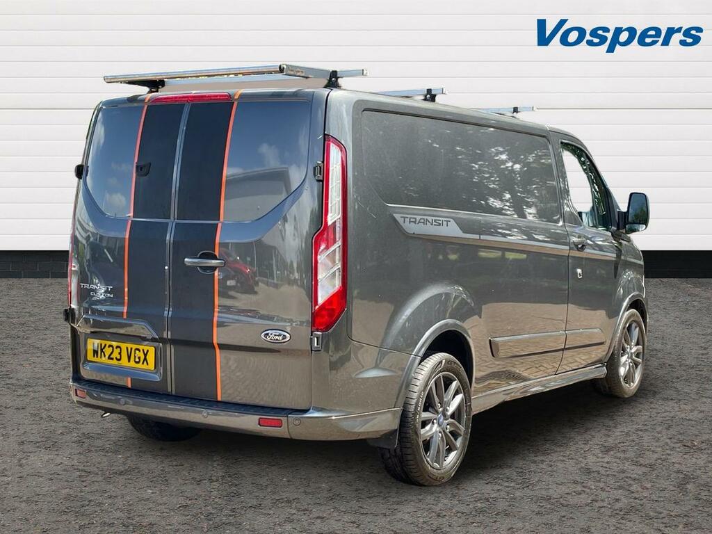 Ford Transit Custom 2.0 Ecoblue 170Ps Low Roof Sport Van WK23VGX Grey #3