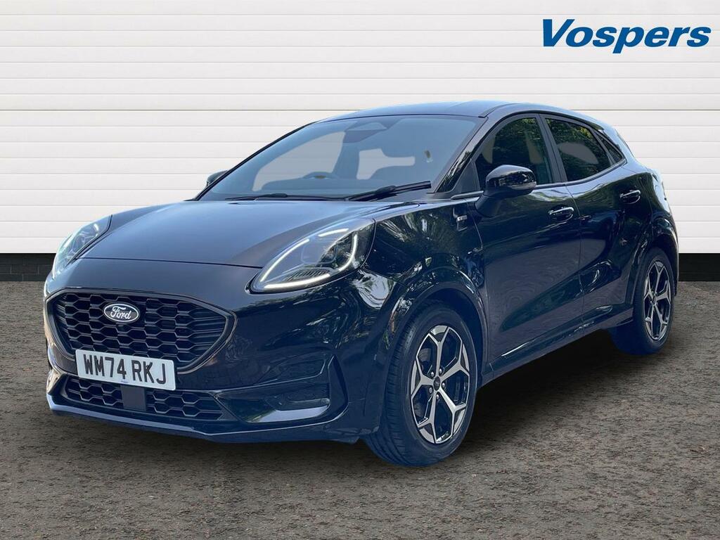 Ford Puma 1.0 Ecoboost Hybrid Mhev St-line WM74RKJ Black #3
