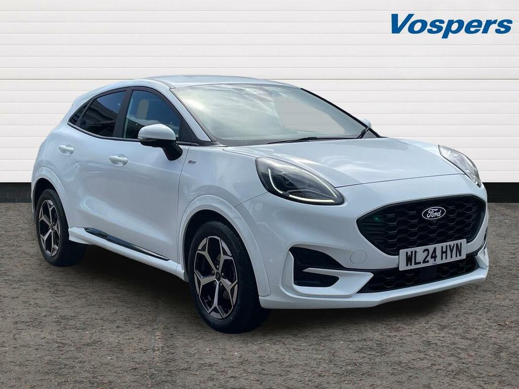 Ford Puma 1.0 Ecoboost Hybrid Mhev St-line White