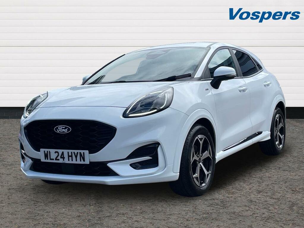 Ford Puma 1.0 Ecoboost Hybrid Mhev St-line WL24HYN White #3
