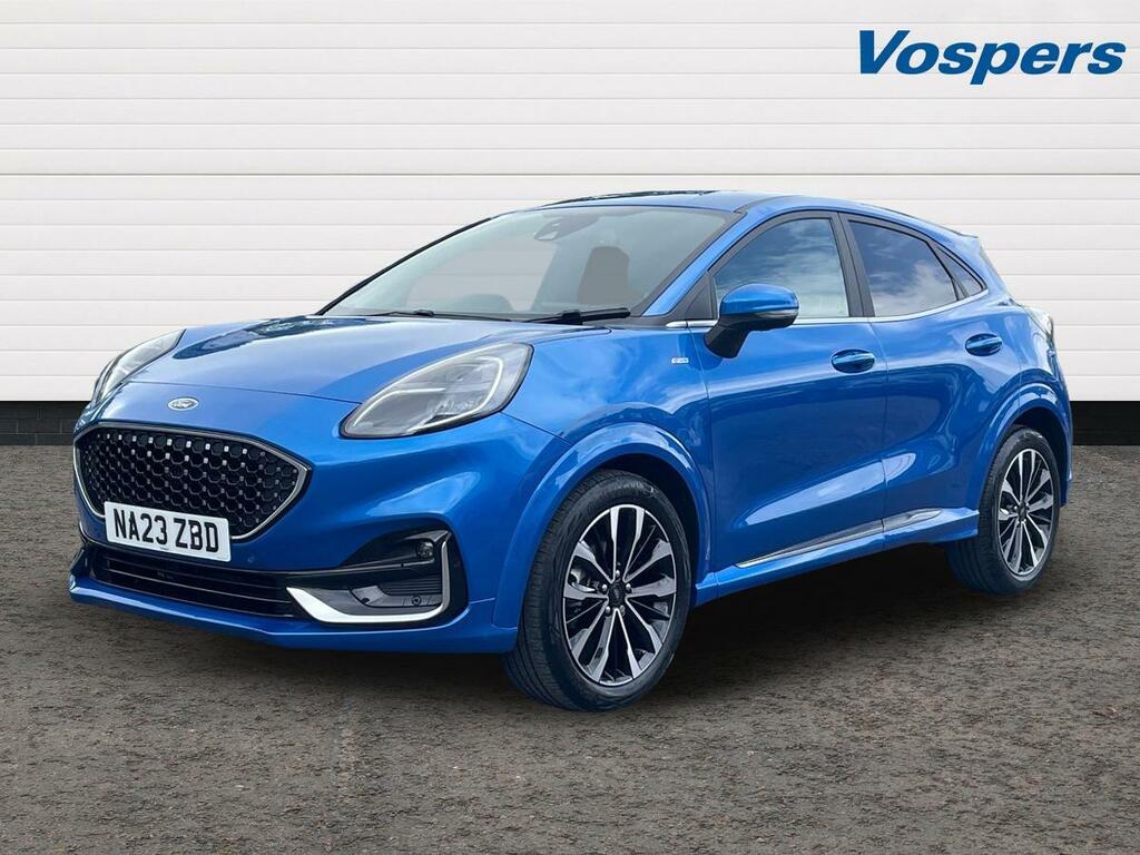 Ford Puma 1.0 Ecoboost Hybr Mhev 155 St-line Vignale Dct NA23ZBD Blue #3