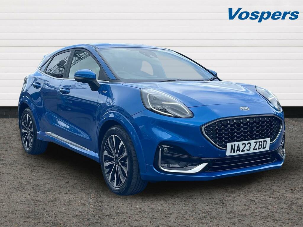Ford Puma 1.0 Ecoboost Hybr Mhev 155 St-line Vignale Dct Blue