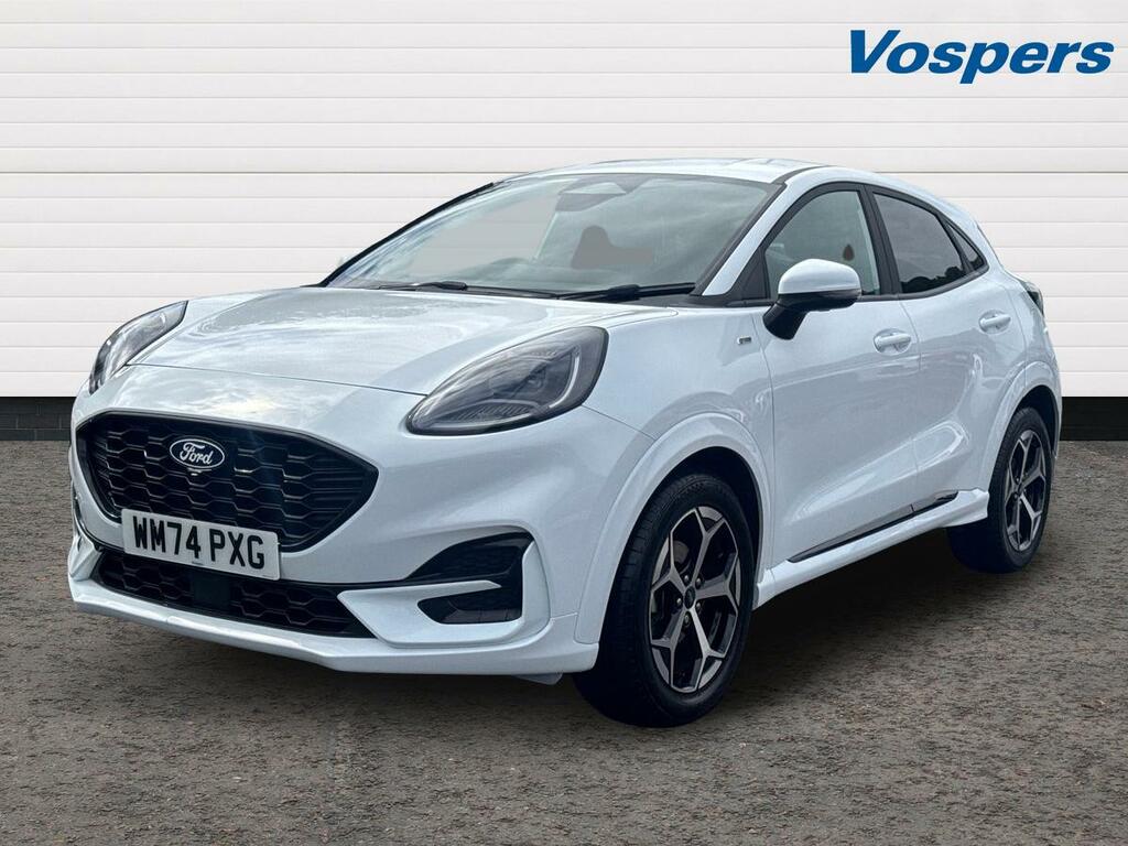 Ford Puma 1.0 Ecoboost Hybrid Mhev St-line WM74PXG White #3