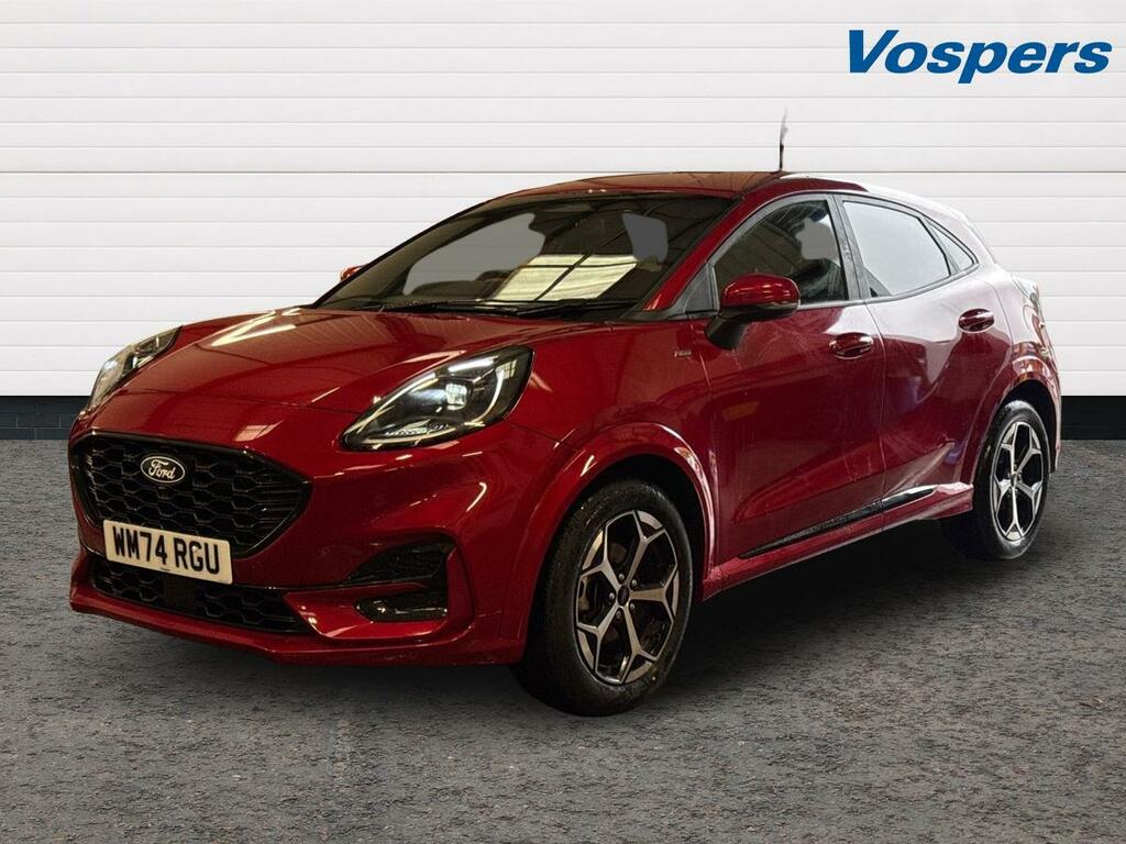 Ford Puma 1.0 Ecoboost Hybrid Mhev St-line WM74RGU Red #3