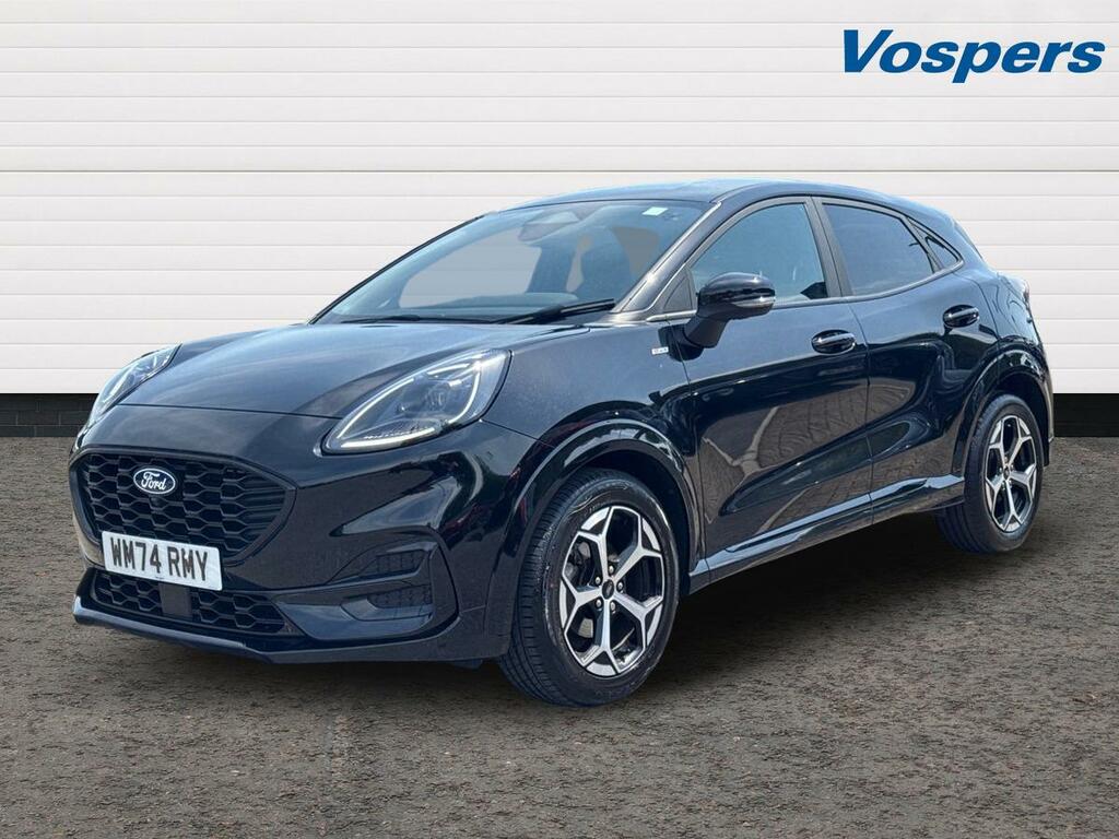 Ford Puma 1.0 Ecoboost Hybrid Mhev St-line WM74RMY Black #3