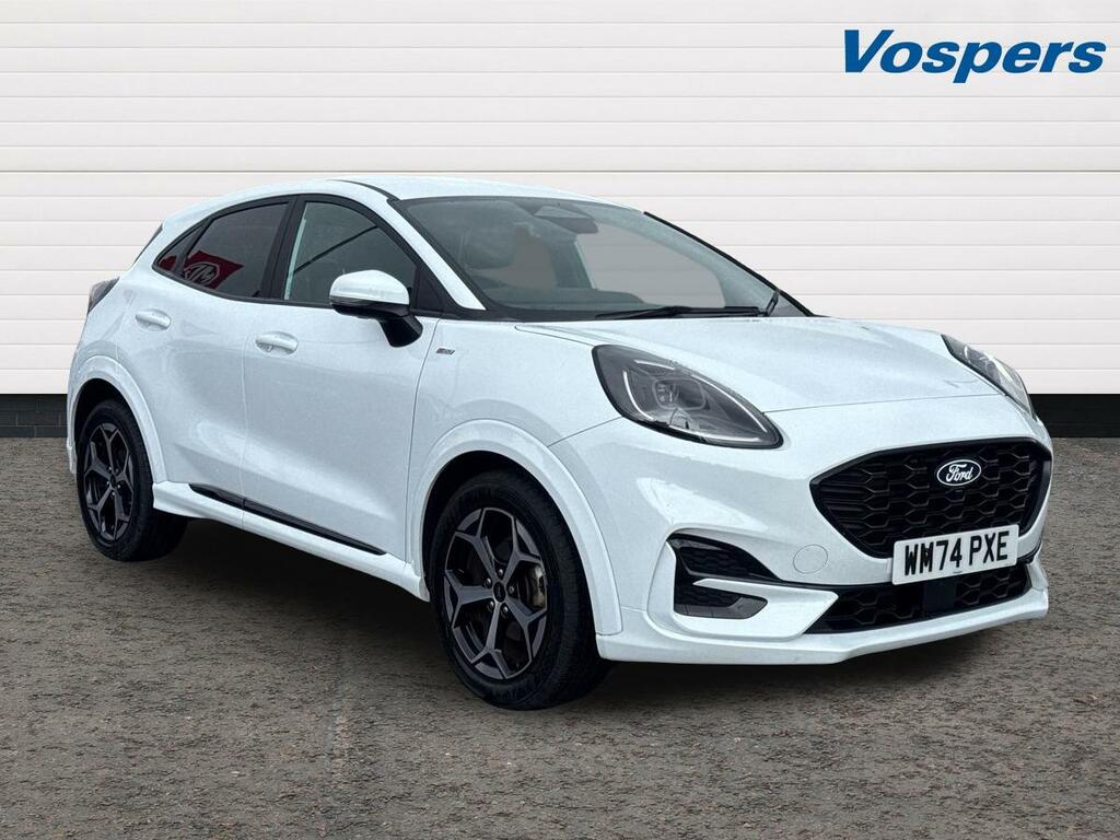 Ford Puma 1.0 Ecoboost Hybrid Mhev St-line White