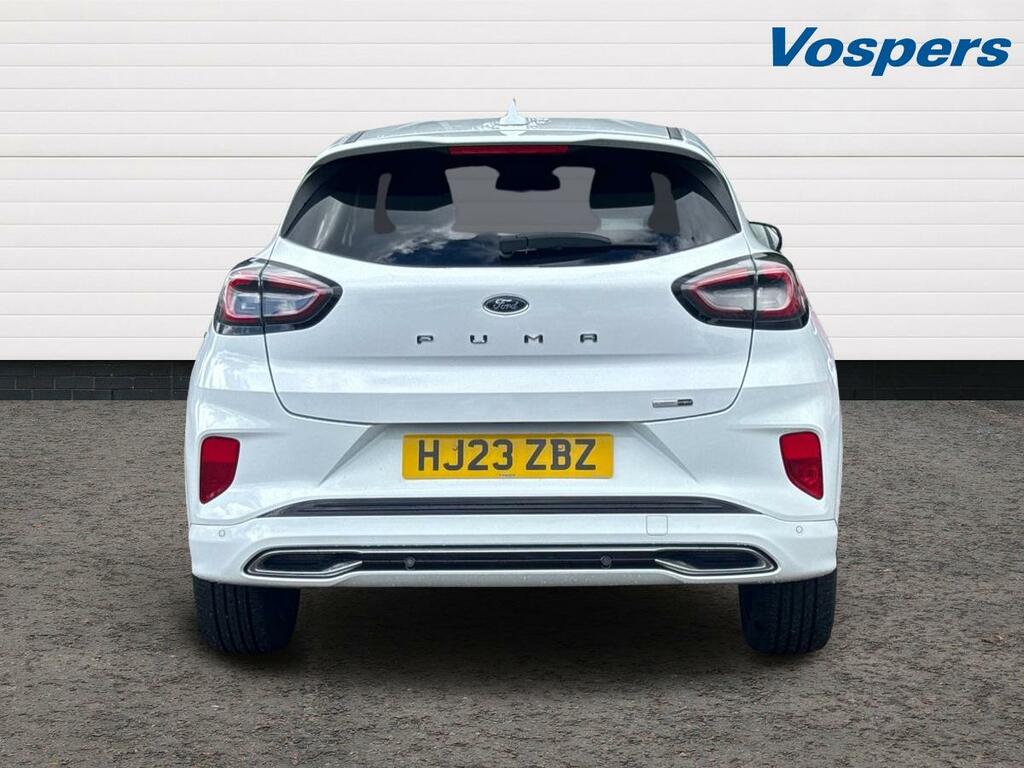 Ford Puma 1.0 Ecoboost Hybr Mhev 155 St-line Vignale Dct HJ23ZBZ White #6