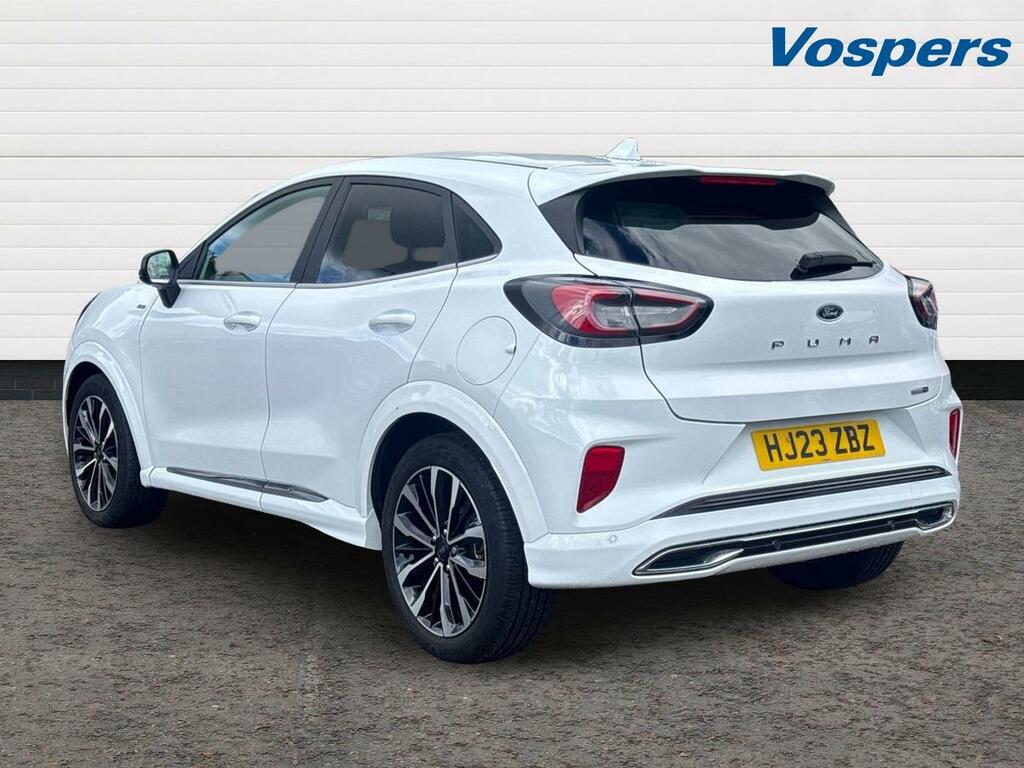 Ford Puma 1.0 Ecoboost Hybr Mhev 155 St-line Vignale Dct HJ23ZBZ White #5
