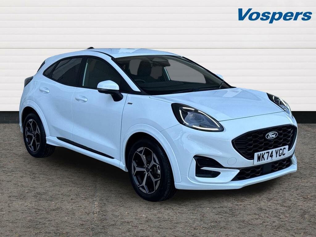Ford Puma 1.0 Ecoboost Hybrid Mhev St-line Dct White