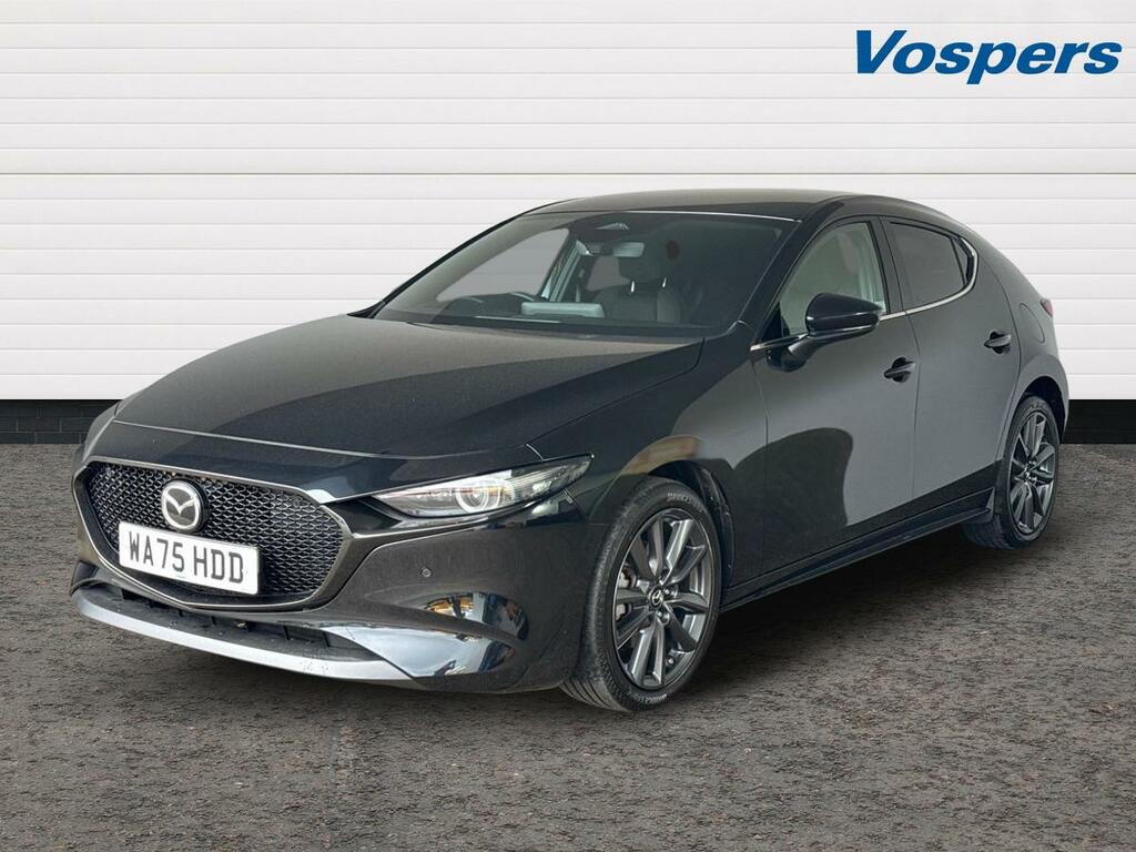 Mazda 3 2.5 E-skyactiv G Mhev 140 Exclusive-line WA75HDD Black #3